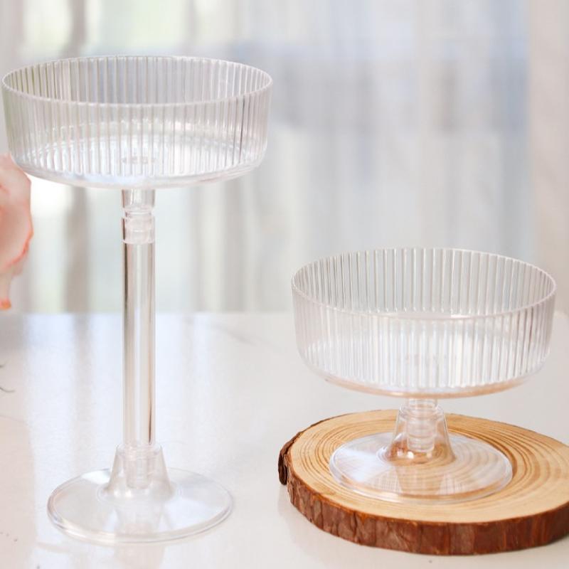 Champagne Tower Set - ** 10 Buah Gelas Martini Plastik