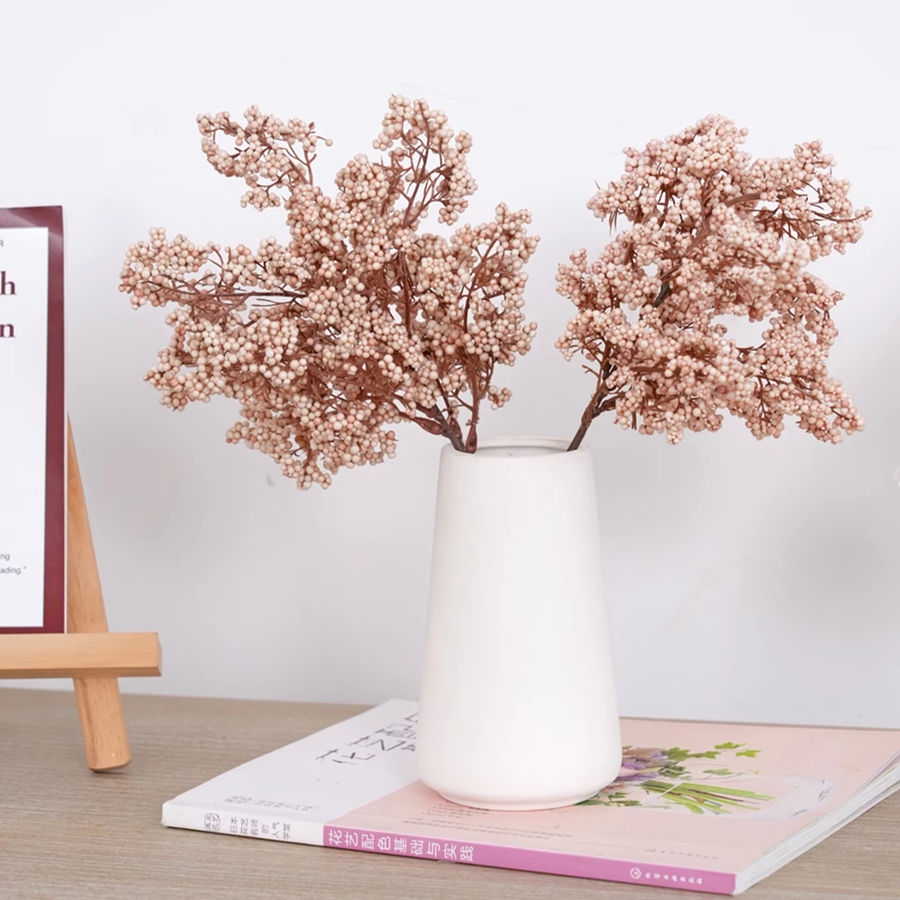 Flower Girl Basket - Bunga Buatan Tanaman Winterberry Buket Pengantin