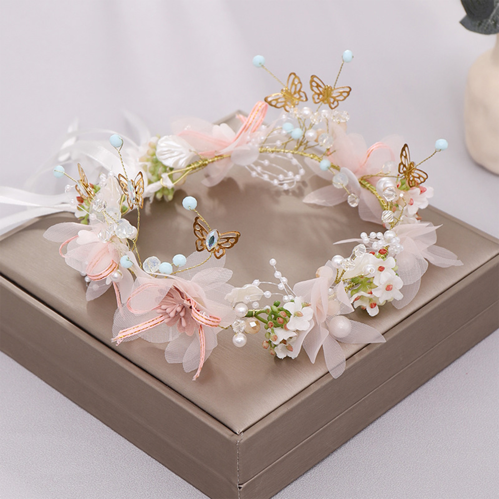 Wedding Supply List - Ikat Kepala Bunga Wanita dan Gadis,