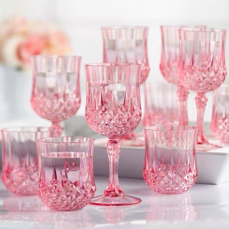 Champagne Tower Set - Gelas sampanye akrilik, gelas plastik, gelas