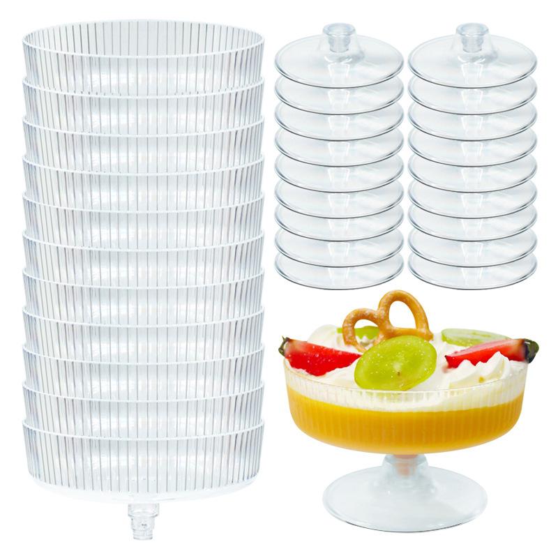 ● 10 Buah Gelas Martini Plasti - Champagne Tower Set ulasan dan harga