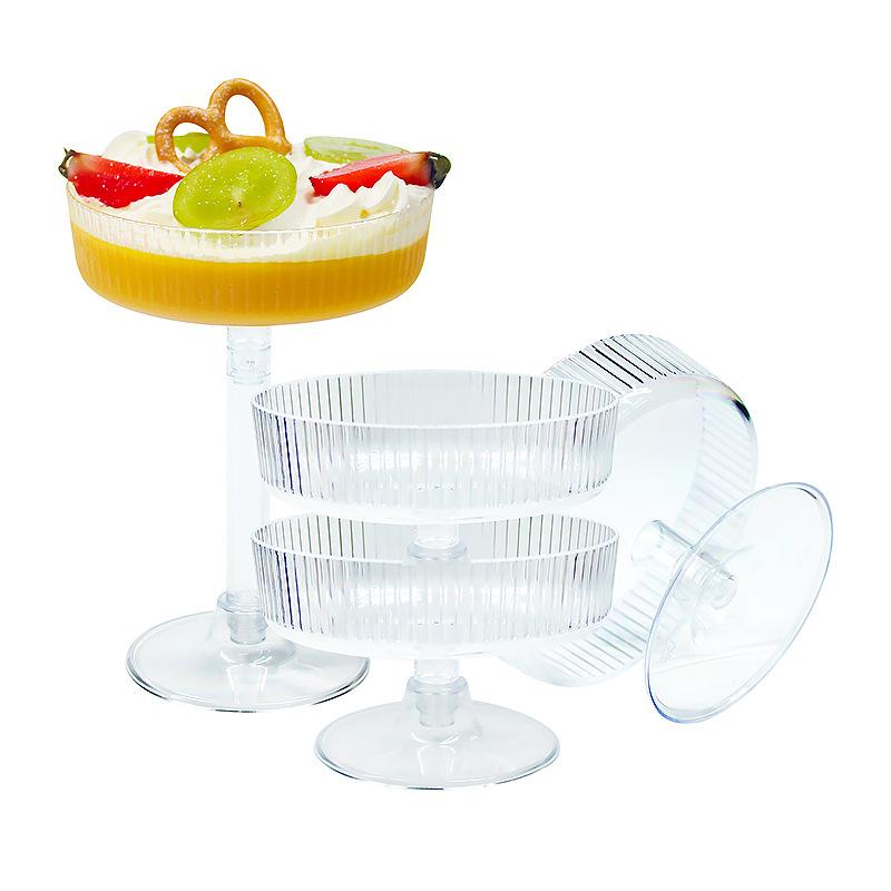 10 Buah Gelas Martini Plastik  - Champagne Tower Set ulasan dan harga