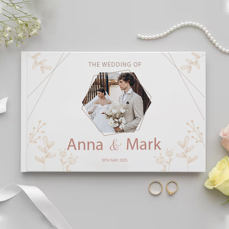 Buku Tamu yang Dipersonalisasi - Wedding Supply List ulasan dan harga