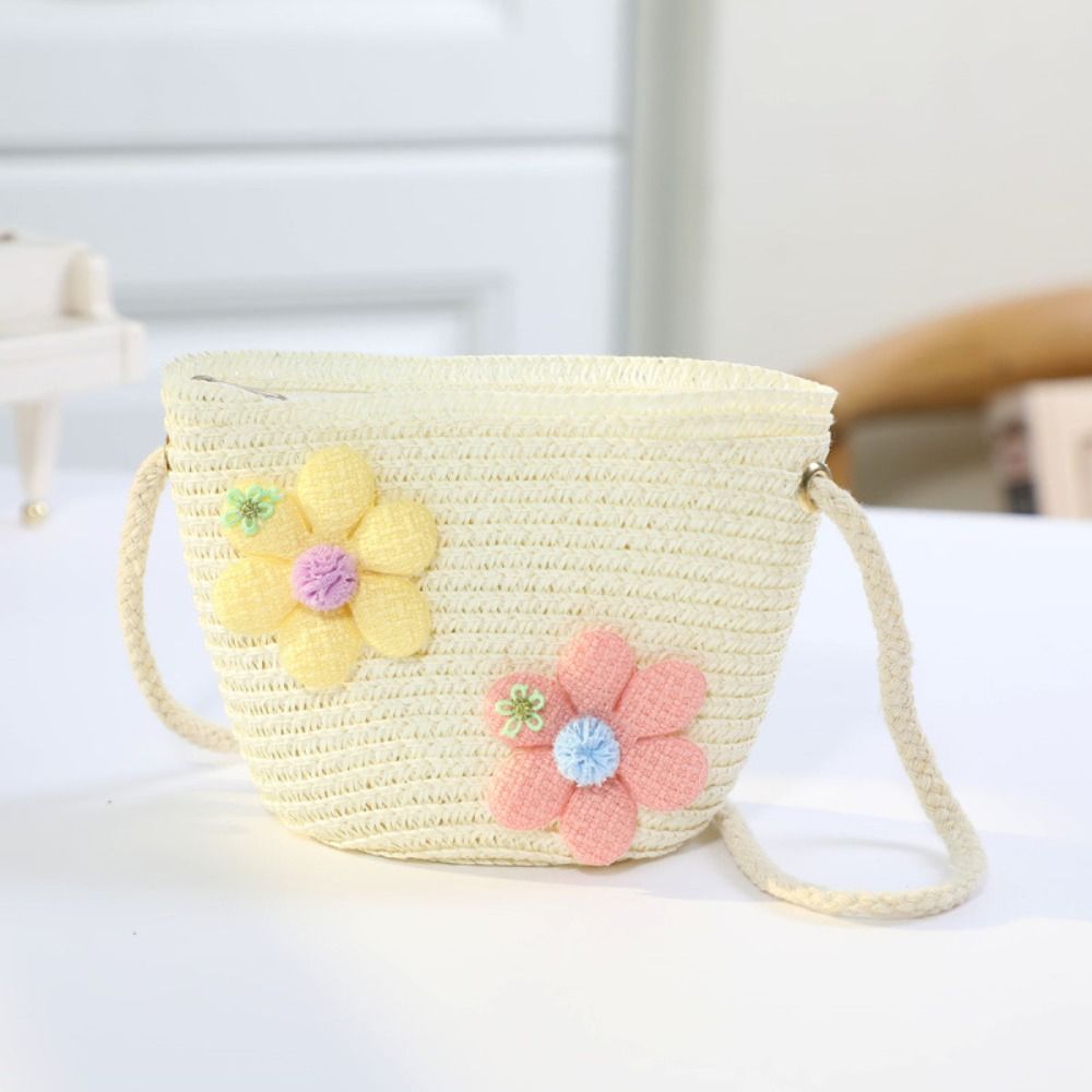 Tas Jerami Anyaman Tangan Moti - Flower Girl Basket ulasan dan harga