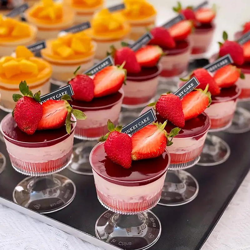 F】10 Buah Cangkir Makanan Penu - Champagne Tower Set ulasan dan harga