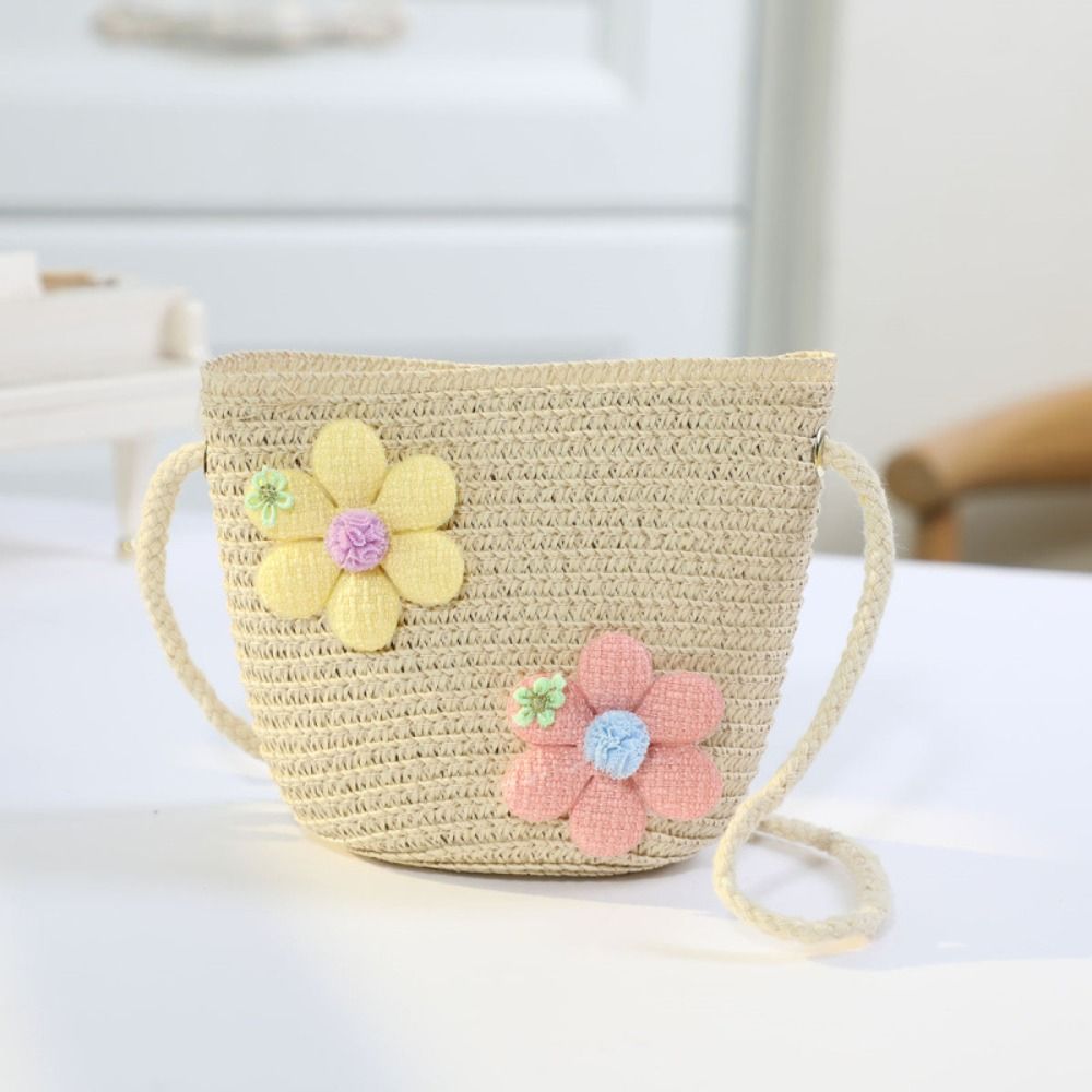 Tas Jerami Anyaman Tangan Moti - Flower Girl Basket ulasan dan harga